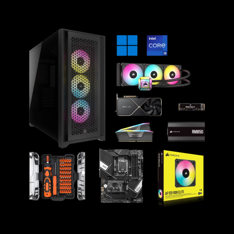 The contents of what is included in the Elite Pro build kit